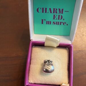 Pandora Sterling Money Bag Bead Charm